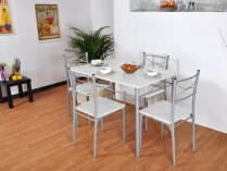Mesa de cocina de aluminio