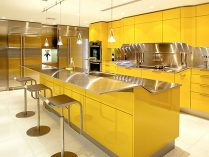 Tonos amarillos en la cocina